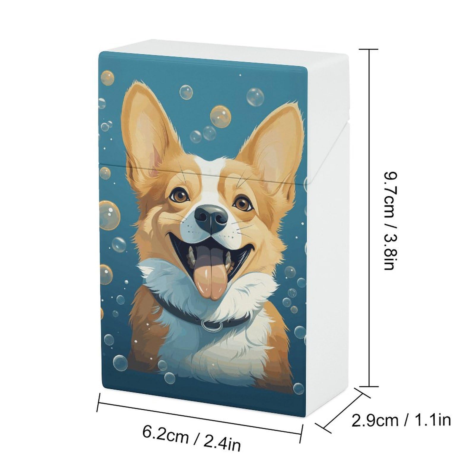 corgi箱入り Amazon.com: Bubble and Corgi Cigarette Case Portable Waterproof